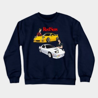 REDSUNS Takahashi brothers initial d Crewneck Sweatshirt